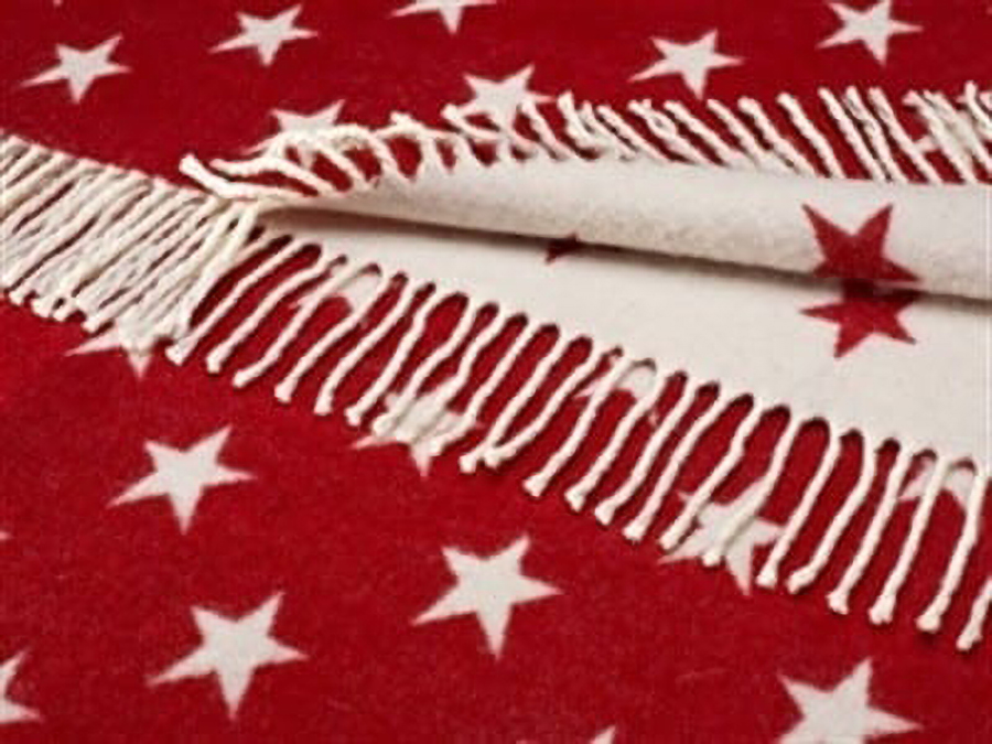 Bronte Red and White Star Throw at Henley Circle Online Shop