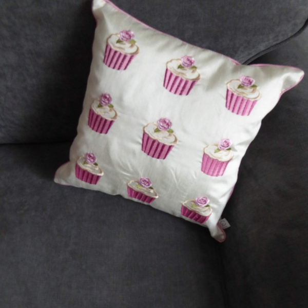 Baby Pink Cupcake Cushion at Henley Circle Online Shop