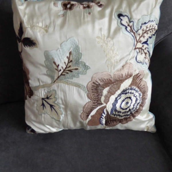 Bright Floral Teal Cushion Cover at Henley Circle Online Shop