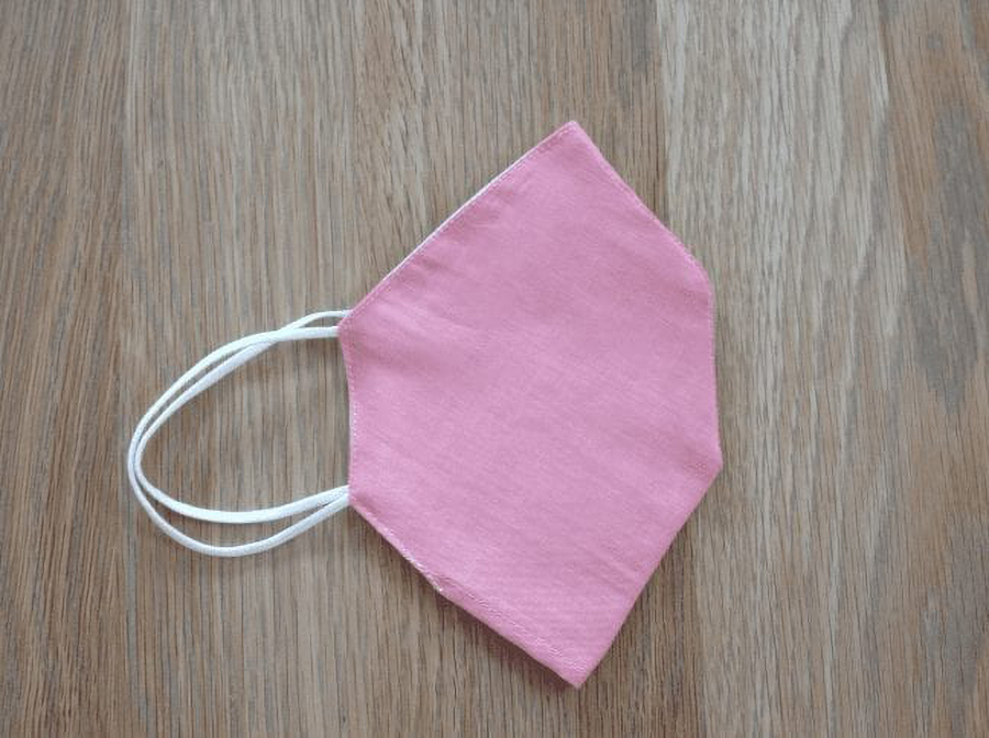 Plain Pink Pocket Facemask at Henley Circle Online Shop