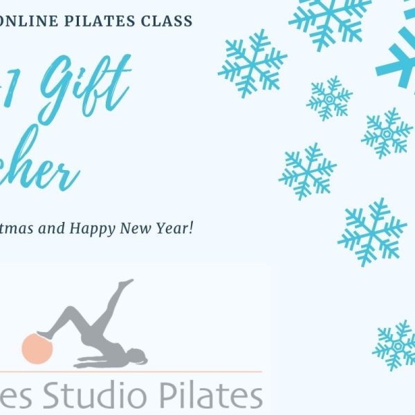 1 Hour Pilates Mat Group Class Gift Voucher via Zoom at Henley Circle Online Shop