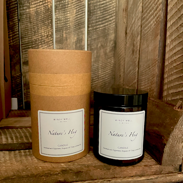 Nature’s Hug – Coconut and Rapeseed Wax Candle containing Essential Oils at Henley Circle Online Shop